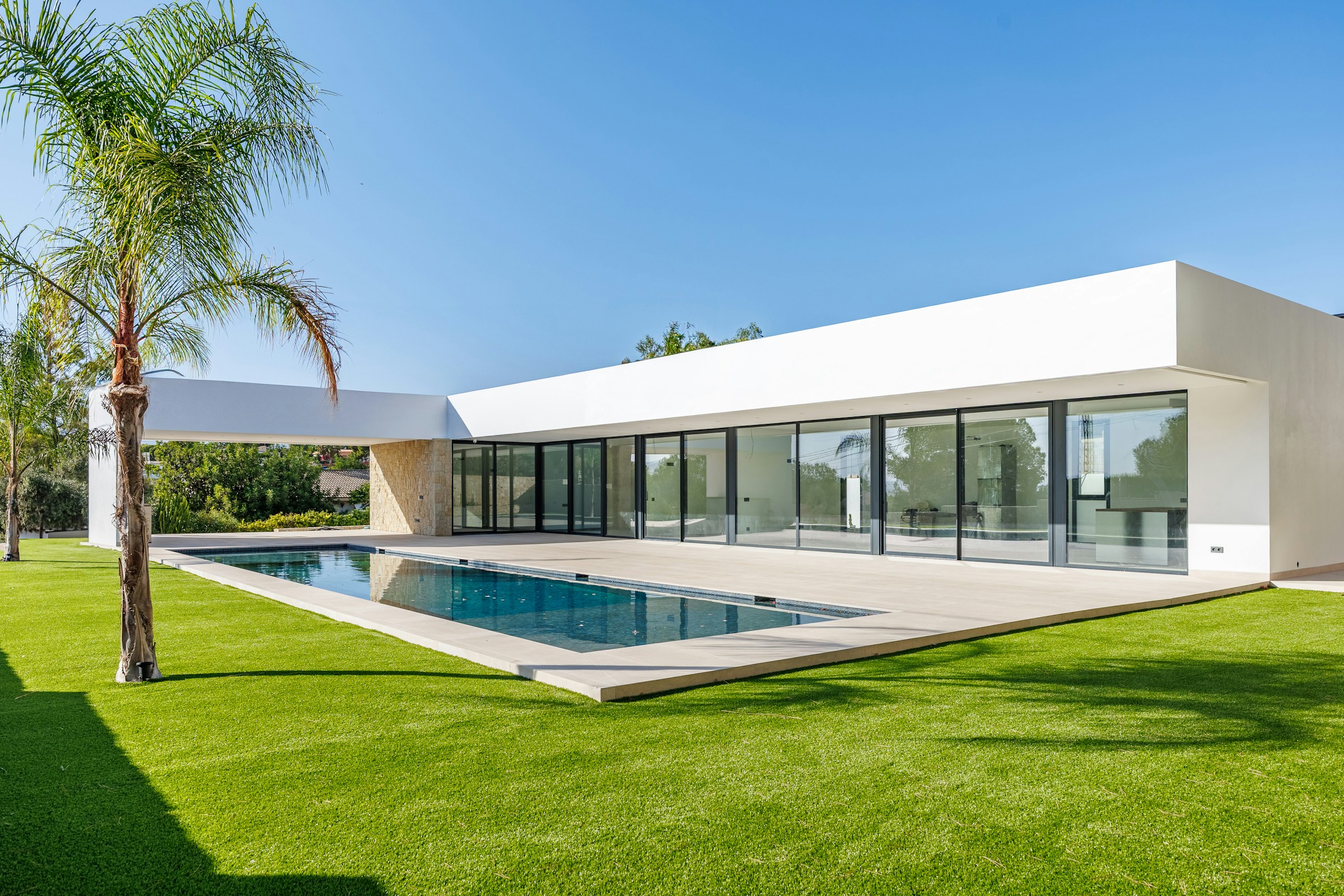 Wide exterior view of the Ridgeline House