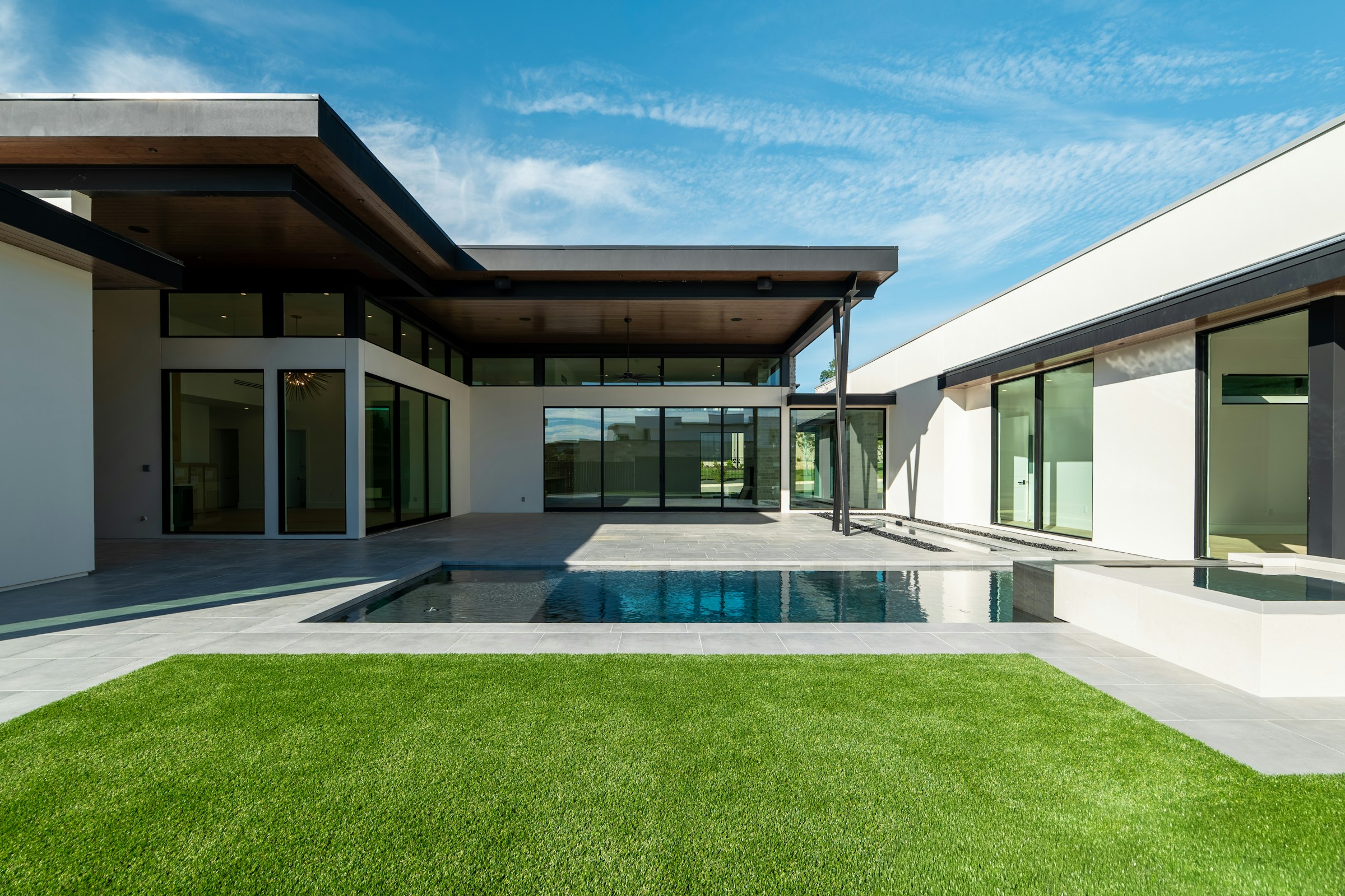 Detail view of the Ridgeline House